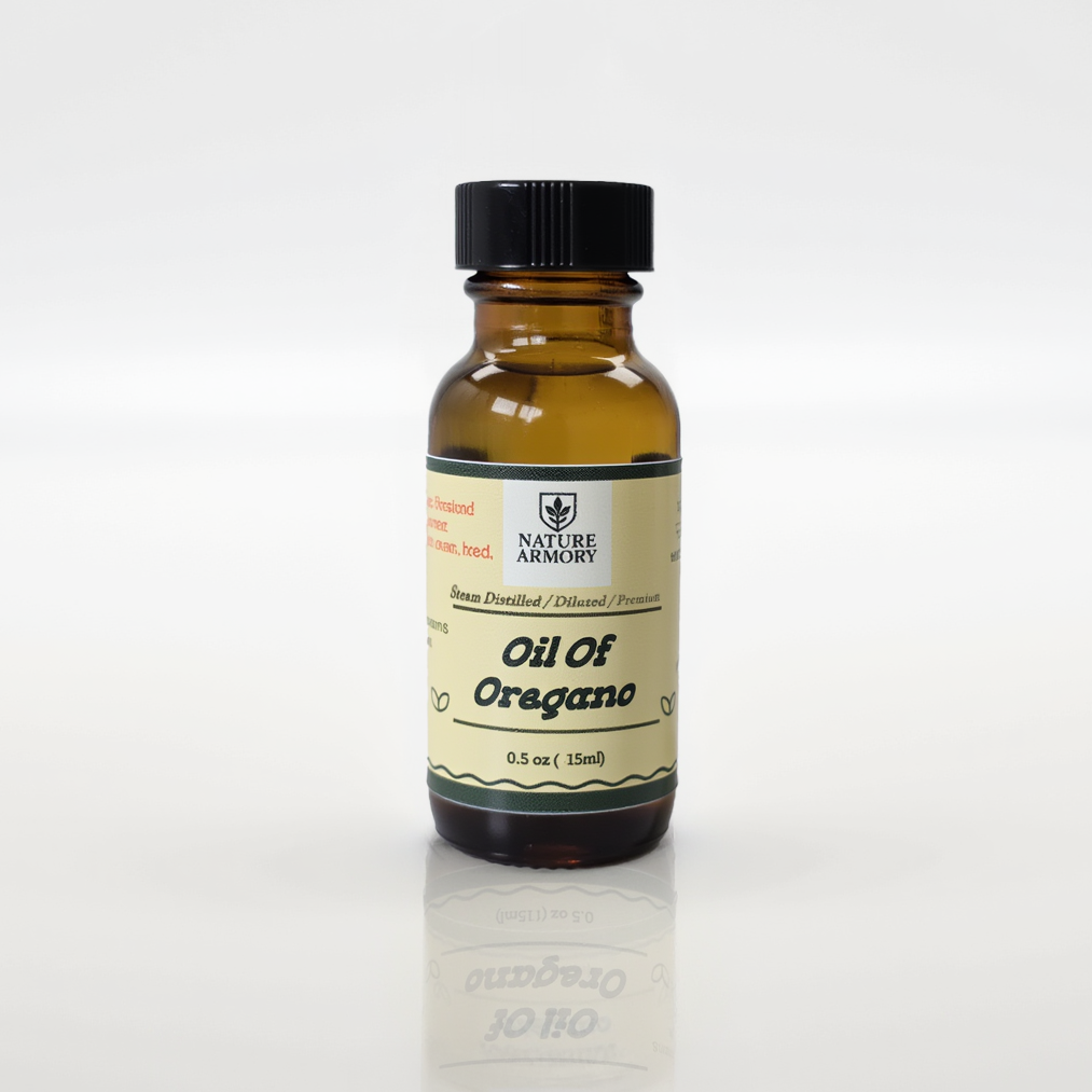 Diluted Oregano Oil .5 oz Capped Bottle (No Dropper)
